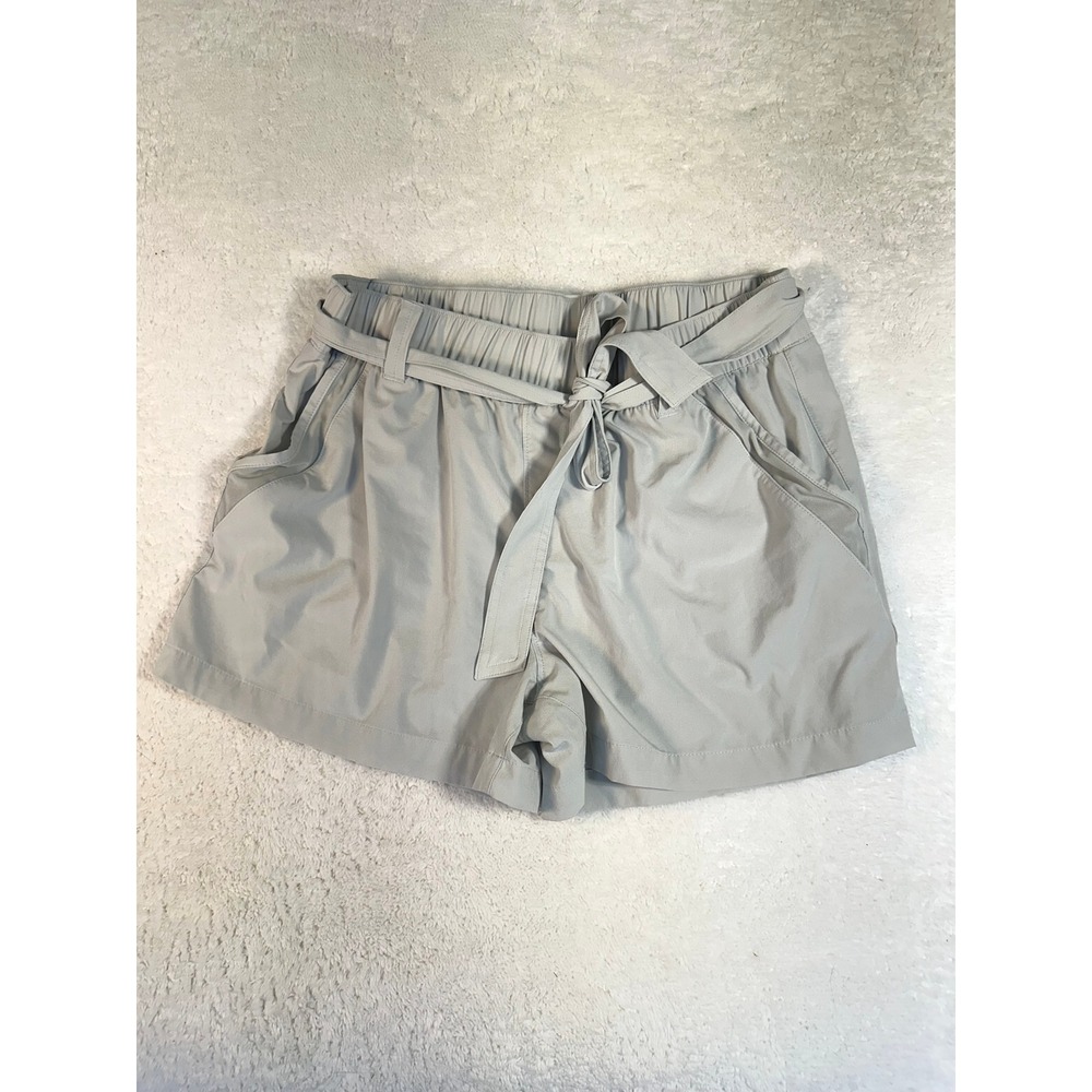 Eddie Bauer Departure L High Rise Mesh Insert Short Cement Gray gorpcore summer